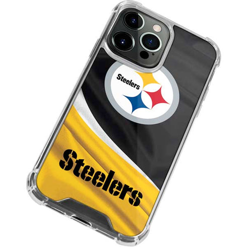 NFL Pittsburgh Steelers iPhone 15 Pro Clear Case